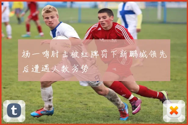 杨一鸣肘击被红牌罚下新鹏城领先后遭遇人数劣势